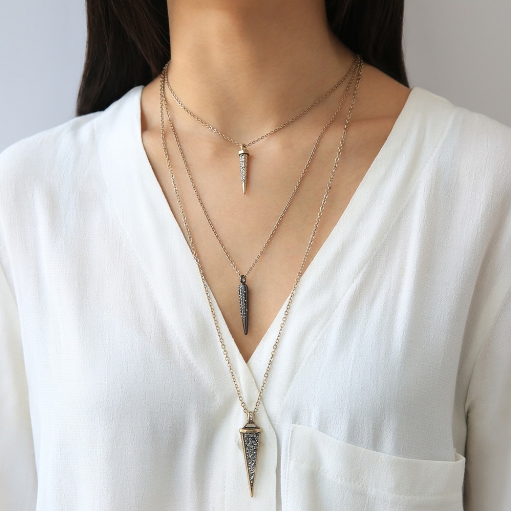 Amulet Three Row Convertible necklace